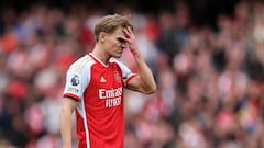 Ødegaard injury worse than feared: how long will the Arsenal player be out for and which games will he miss?