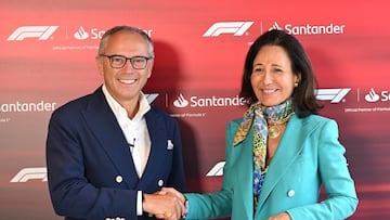 Santander rompe con Ferrari pero firma con la Fórmula 1