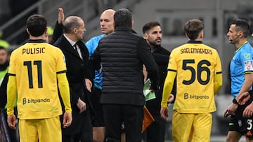 Batalla entre Allegri y Cesc: “Eres un idiota, un niño que empezó a entrenar anteayer...”