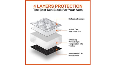 Así es el protector de parabrisas con imanes que mantiene tu coche a salvo del hielo, la lluvia y los rayos del sol