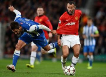 Markel Bergara y Ryan Giggs.