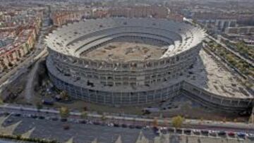 El Valencia necesita 150 millones para terminar el estadio