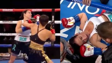 KO en 7" tras 6 fulminantes golpes en boxeo femenino