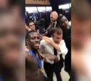 Presidente de Francia celebra el título con el 'dab-dance'