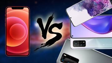 Comparativa del iPhone 12 VS Galaxy S20, Xiaomi 10T Pro, Huawei P40 Pro