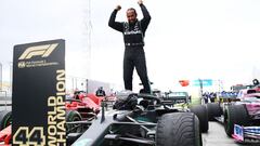 Lewis Hamilton, campe&oacute;n del mundo. (Mercedes). Estambul, Turqu&iacute;a. F1 2020. 