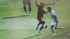 Modric sent off for stamp on Denis Suárez