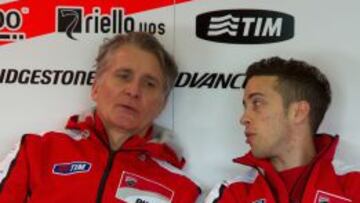 Paolo Ciabatti afirma que en Ducati están contentos con sus dos pilotos actuales, Iannone y Dovizioso (en la imagen).