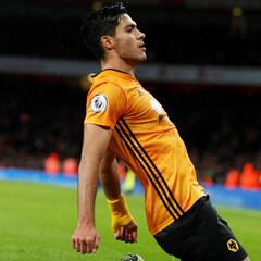 Raúl Jiménez es feliz como jugador del Wolves