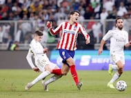 La falta de Valverde a Morata en la final de la Supercopa de España 2020.