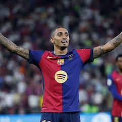 Raphinha, azote del Real Madrid