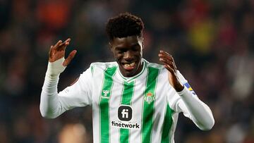 Assane Diao, con el Betis.