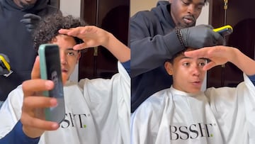 Atención al nuevo look del hijo de Cristiano inspirado en el de su padre CR7