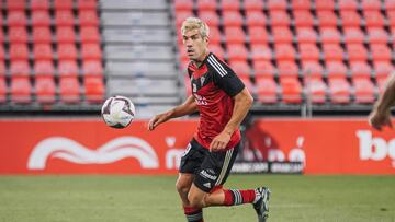 Manu García en el Mirandés