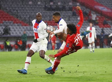 Kingsley Coman y Colin Dagba.