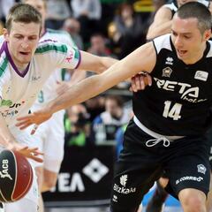 Gran instinto de supervivencia del Bilbao Basket ante el Unicaja