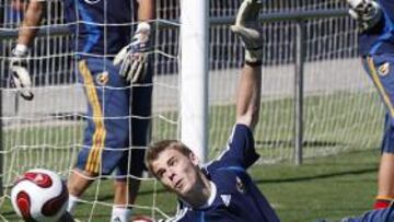 <strong>CONTRATO.</strong>David de Gea es uno de los jugadores más prometedores de la cantera del Atlético.