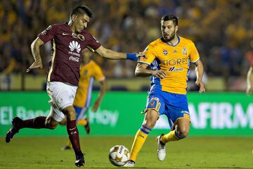 Paolo Goltz sale ante la presión de Gignac.