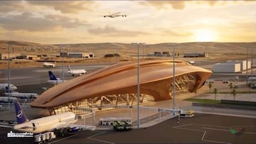 El futurista aeropuerto que está planificando Arabia Saudí en uno de los países más devastados por la guerra