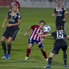 Un combativo Atleti Féminas da la talla ante el majestuoso Lyon