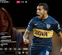 "Anda a dormir": el notable momento de Tevez en el live de su hija