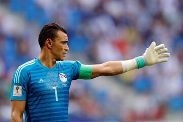 Essam El-Hadary portero de la selecci¨®n egipcia.