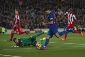 Juan Rodríguez marcó el 2-0 en propia puerta a tiro de Luis Suárez.