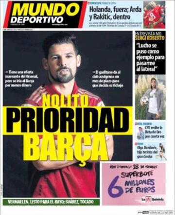 Portadas de la prensa extranjera