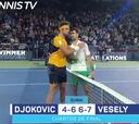 Resumen del Vesely vs. Djokovic de Dubai