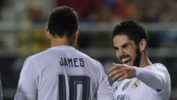 El Madrid gana mucha calidad y combinación en el juego con Isco y James.