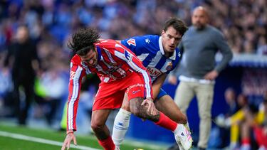 De Paul, en una jugada ante el Espanyol.