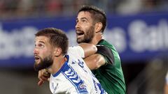 Nikola Sipcic, jugador del Tenerife, durante un partido contra el Eibar.