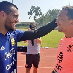 Agustín Marchesín se reencuentra con Sergio Romero en Los Ángeles