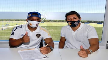 El colombiano Fabra extendió su contrato con Boca