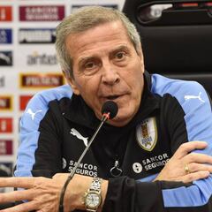 Tabárez: ‘Colombia está sin James pero tiene un gran técnico’
