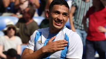 Ezequiel Fernández 'Equi', en un partido con Argentina.