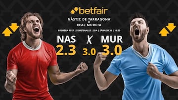 Nàstic de Tarragona vs. Real Murcia: horario, dónde ver, pronósticos y cuadro