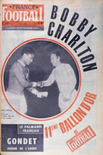 France Football: todas las portadas sobre el Bal車n de Oro desde 1956