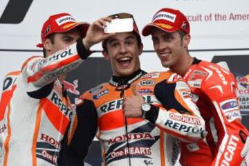 Marc Márquez vencedor de la prueba de MotoGp.