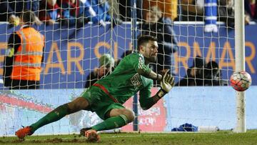 Ben Foster saves to win.