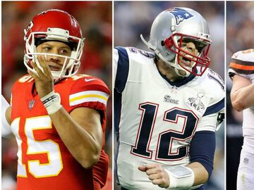 Tom Brady lidera la lista de los diez jugadores m&aacute;s comerciables de la NFL, en donde aparecen nombres como Patrick Mahomes, Aaron Rodgers o Drew Brees.