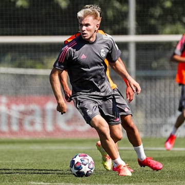 Sergio Santos, el lateral derecho del Juvenil madridista.