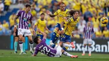 Silva y Sandro son los faros de Las Palmas ante el Rayo