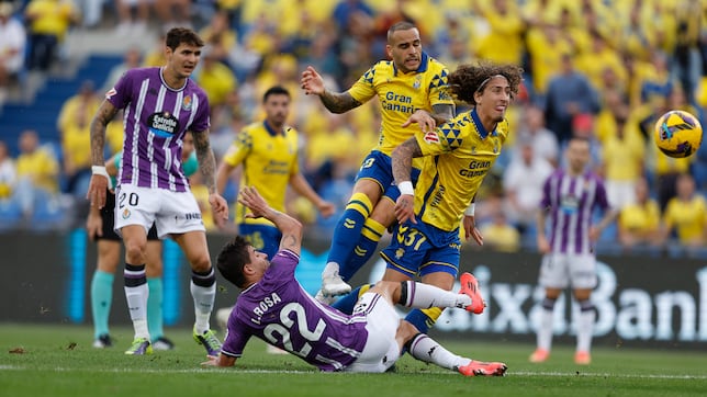 Silva y Sandro son los faros de Las Palmas ante el Rayo