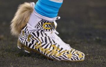 Y hablando de supervillanos, Cam Newton ha matado a la novia de Buggs Bunny para hacerse estas zapatillas.