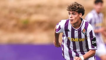 Sergio Merino, jugador del Cadete y División de Honor del Real Valladolid.