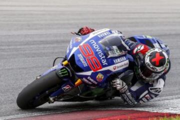 El piloto español de MotoGP Jorge Lorenzo, del equipo Yamaha.