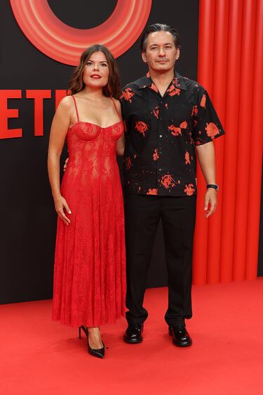 Laura y Alberto Caballero durante la fiesta que organiza Netflix para celebrar el 10º aniversario de su llegada a España.