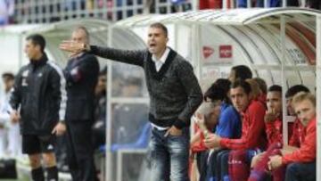 Gaizka Garitano, técnico del Eibar.