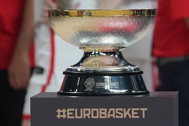 El trofeo del Eurobasket.